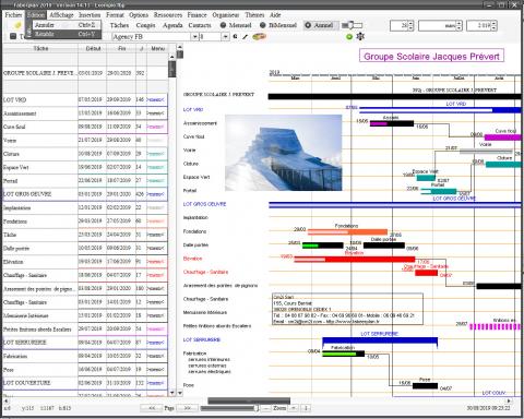 annulation et rétablissement dans le logiciel de planning Faberplan pour Mac et PC v14.13