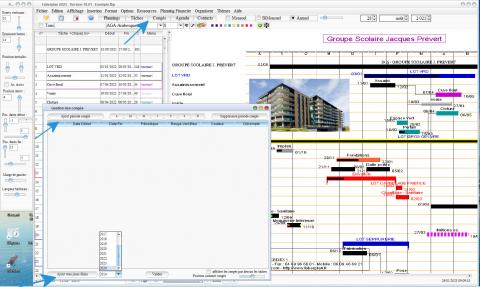 nouvelle gestion des jours feriés 2024 dans le logiciel de planning de chantier Mac et PC 18.01