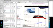 gestion des colonnes de la table de saisie des plannings pro pour mac os x et pc windows Faberplan v15.07